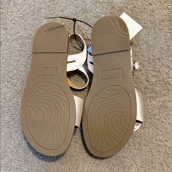 Cat & Jack Pink Satin Floral Kids Sandals - Picture 2 of 7